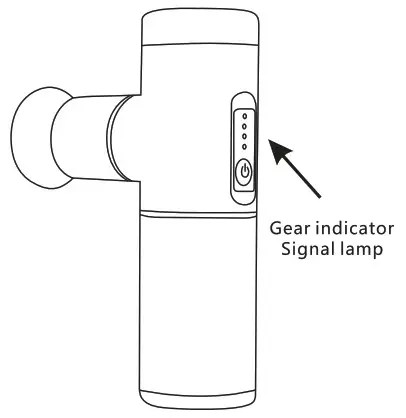 ZTECH Mini Massager - Indicator light