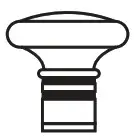 ZTECH Mini Massager - Massage head 1