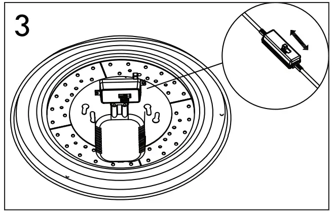 naturaled FMM CCT5 14-Inch Double Ring Dimmable LED Flush Mount Ceiling Light Fixture - fig 2