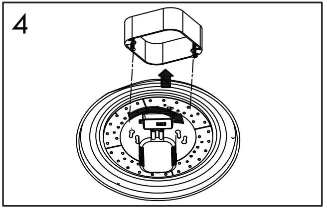 naturaled FMM CCT5 14-Inch Double Ring Dimmable LED Flush Mount Ceiling Light Fixture - fig 3