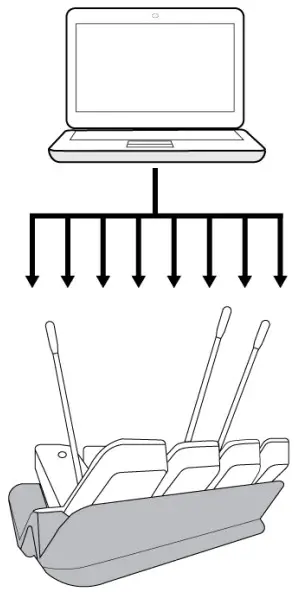 SHURE 4- and 8-Bay Networked Docking Stations -3