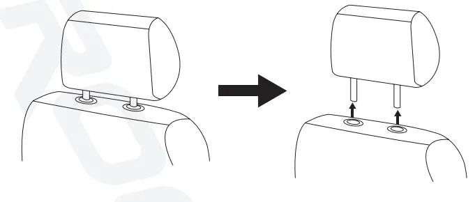 Rockville Car Audio Mobile Video~Headrest Monitors-9