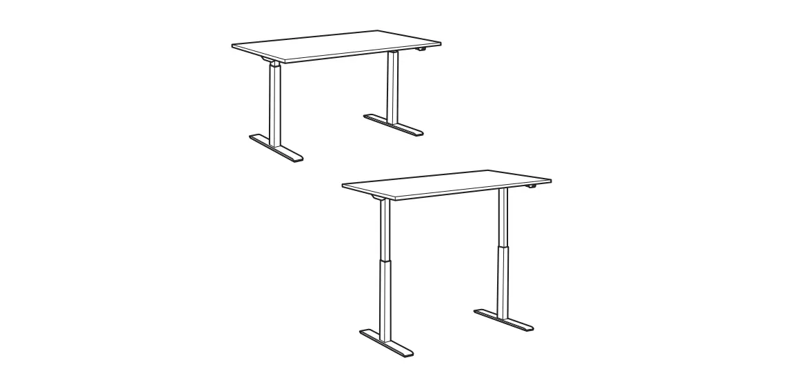 Ikea 393.963.21 Rodulf Desk Sit-stand Instruction Manual Ikea 393.963.21 Rodulf Desk Sit-stand Instruction Manual
