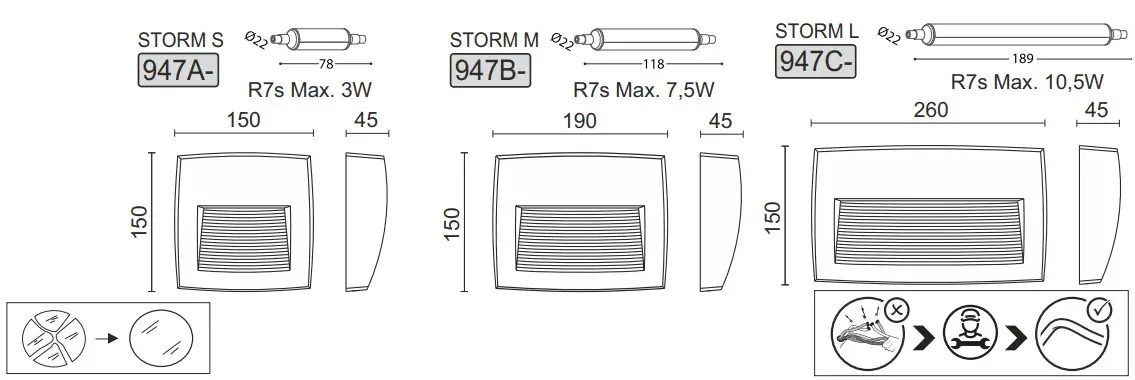 NOVOLUX LIGHTING 947A-L3104A Wall Bracket - fig1