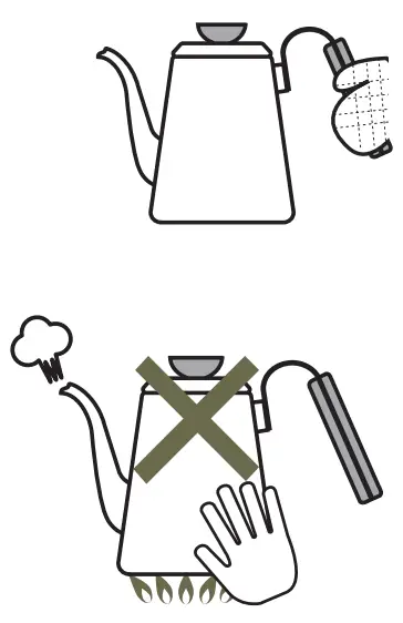 HARIO Bona Coffee Drip Kettle - fig 4