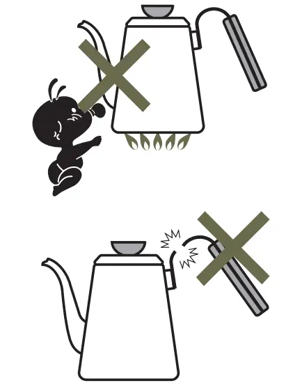 HARIO Bona Coffee Drip Kettle - fig