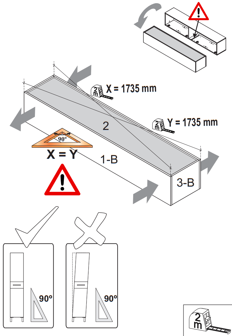 Fores 305250 A4 Bath Wall Cupboard - Fig5