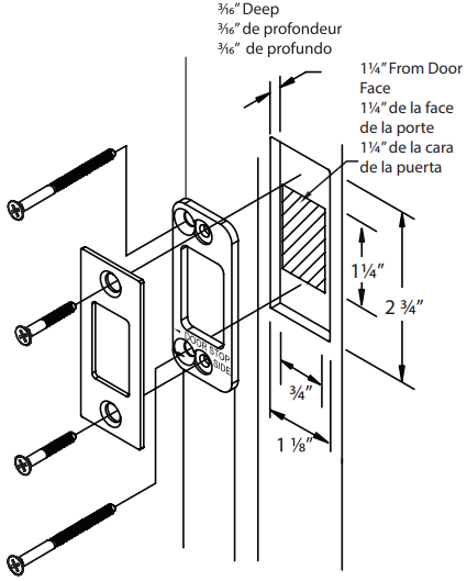 EMTEK Single Cylinder Deadbolts Lock-fig3
