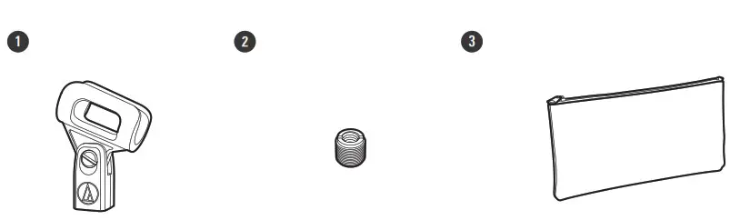 audio technica ATS99 Hypercardioid Dynamic Microphone - Included accessories 1