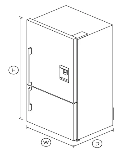 FISHER-and-PAYKEL-E522BRXFDU5-469L-Freestanding-Refrigerator-Freezer-fig-1