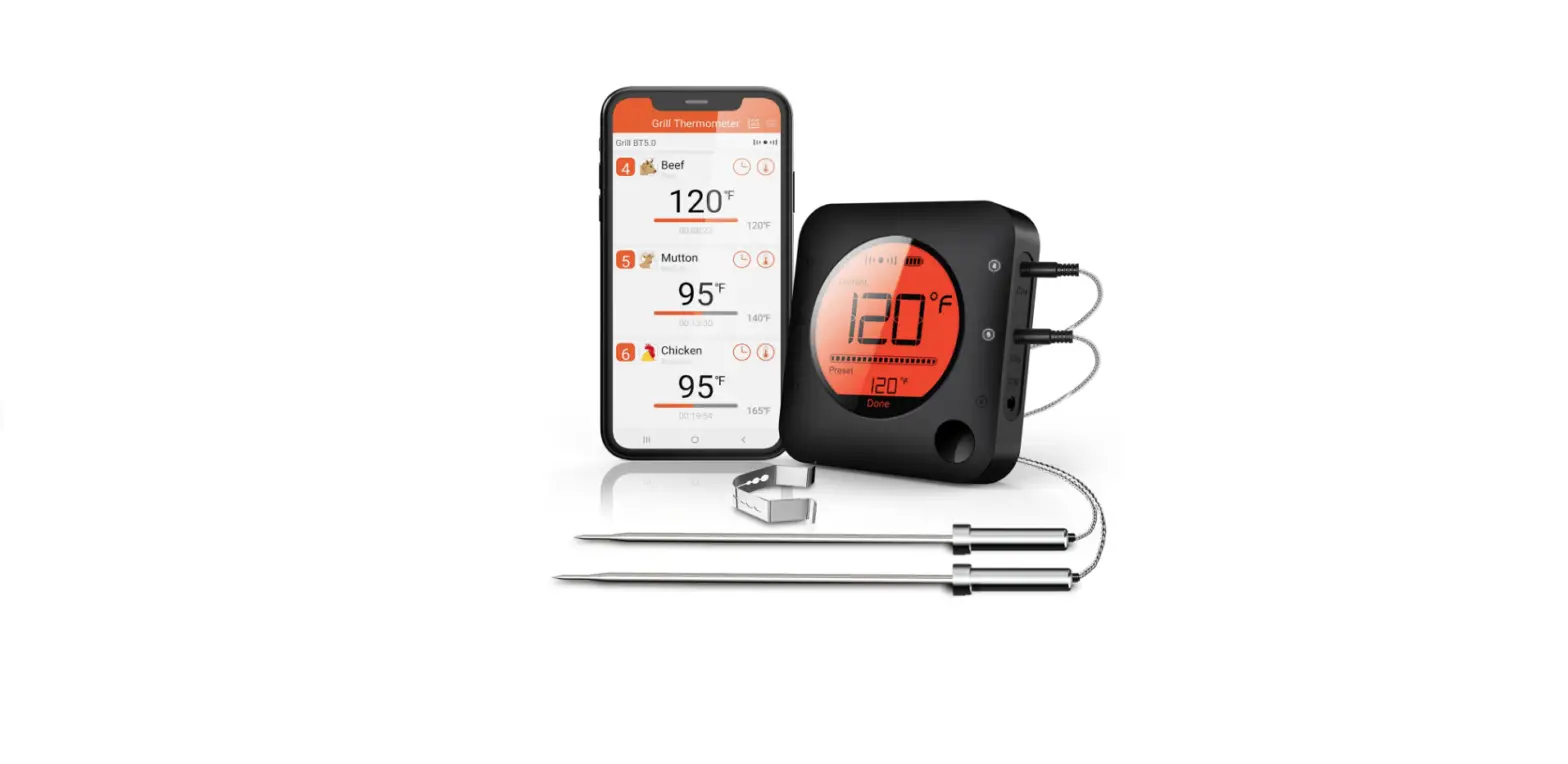Bfour Bf-5 Meat Thermometer Wireless Bluetooth User Guide Bfour Bf-5 Meat Thermometer Wireless Bluetooth User Guide