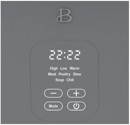 Beautiful 6QT Programmable Slow Cooker Cornflower - fig 2