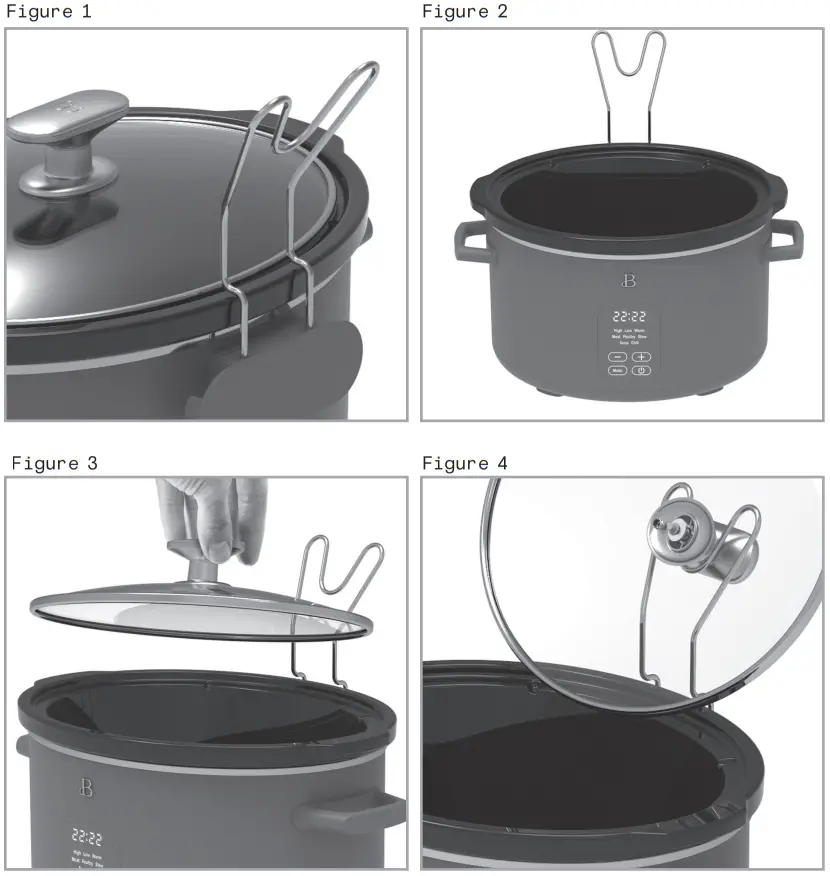 Beautiful 6QT Programmable Slow Cooker Cornflower - fig 3