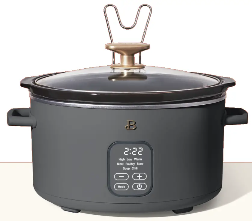 Beautiful 6QT Programmable Slow Cooker Cornflower