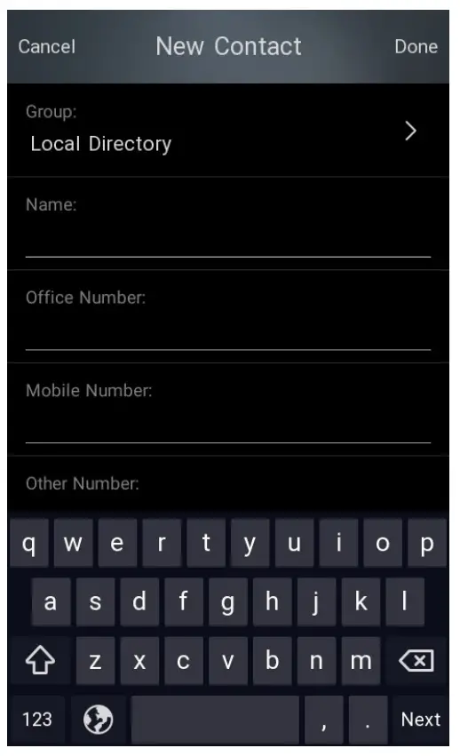 Add Entries To Local Directory