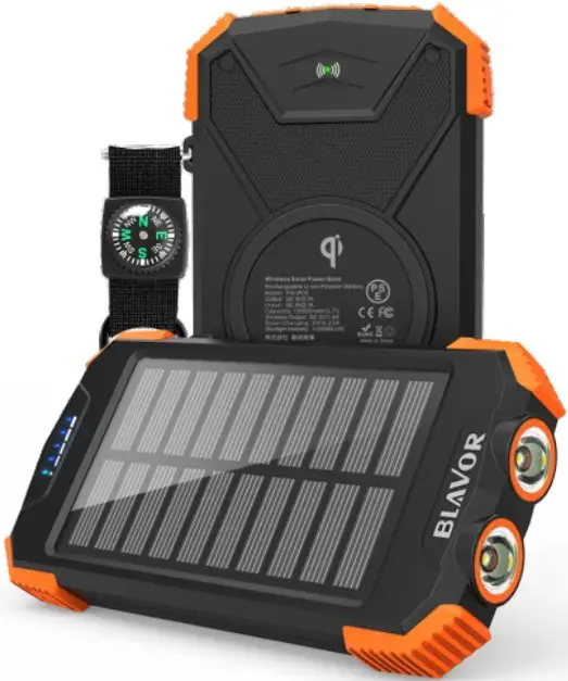 BLAVOR PN-W05 Wireless Solar Power Bank