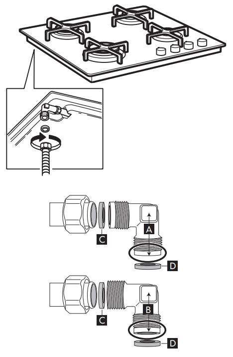 IKEA 402 780 67 Gas Hob Glass Black - fig4