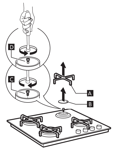 IKEA 402 780 67 Gas Hob Glass Black - fig6