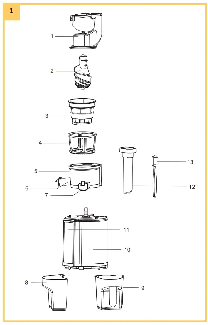 ZEEGMA Sap Pro Fruit Pusher - Figure 1