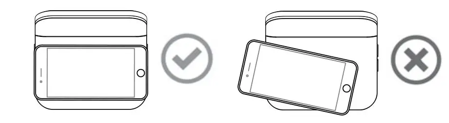 iHome iW18 Bedside Office Clock with Dual Charging - WIRELESS CHARGING