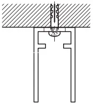 H FELE Slido D-Line802 150U Sliding Door Fitting A01e