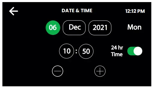 LCD Screen Operation - Section A