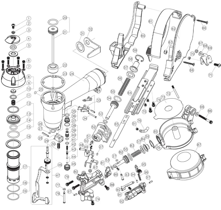 STIAGeR CN100 15 Degree 1 In Cap Nailer - 5