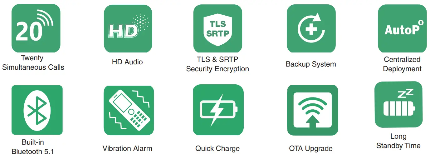 Yealink W78P Professional Business DECT Phone System - sambol 1