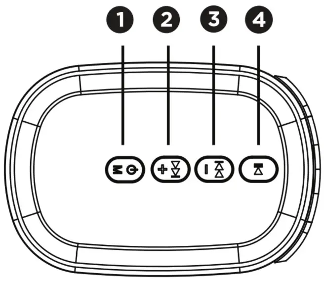 motorola MT160-5-DSB21 160W Dolby Soundbar - control panel
