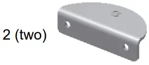 ROPOX 6153 Support Washbasin Basic Right hand - Ropox Lateral 1