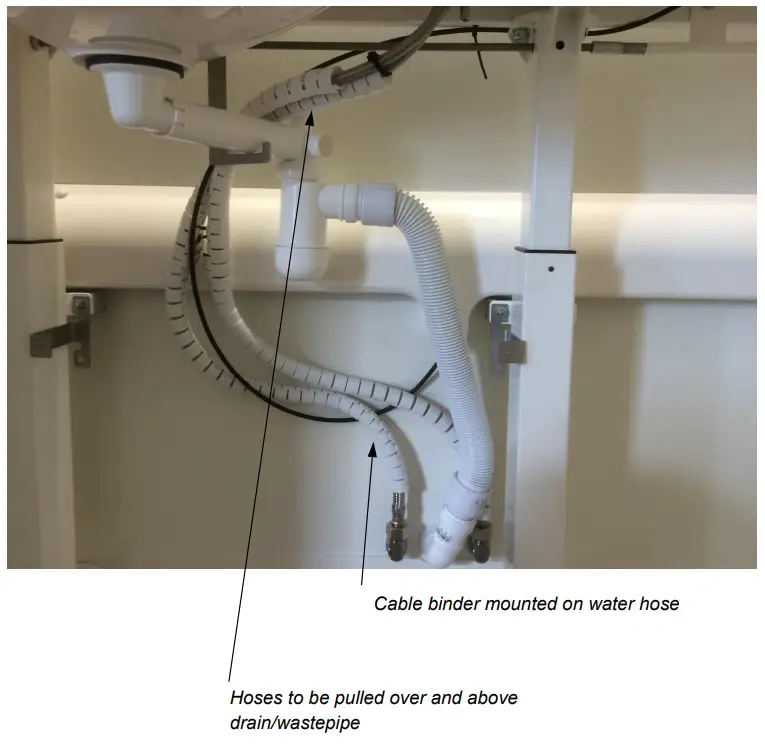 ROPOX 6153 Support Washbasin Basic Right hand - Ropox Lateral 14