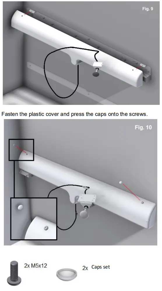 ROPOX 6153 Support Washbasin Basic Right hand - Ropox Lateral 7