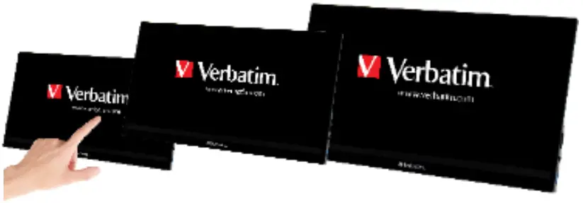 Verbatim 2793394 Portable Monitors - Touchscreen