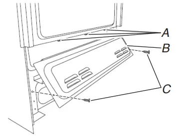 JENNAIR JES1450ML 30 Inch Electric Slide In Range - Strain Relief