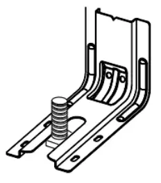 JENNAIR JES1450ML 30 Inch Electric Slide In Range - leveling leg