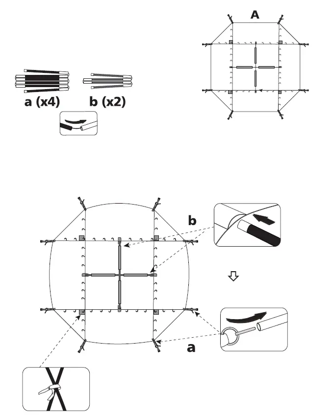 COSTWAY GP11658WH Outdoor Sun Shade Canopy 1