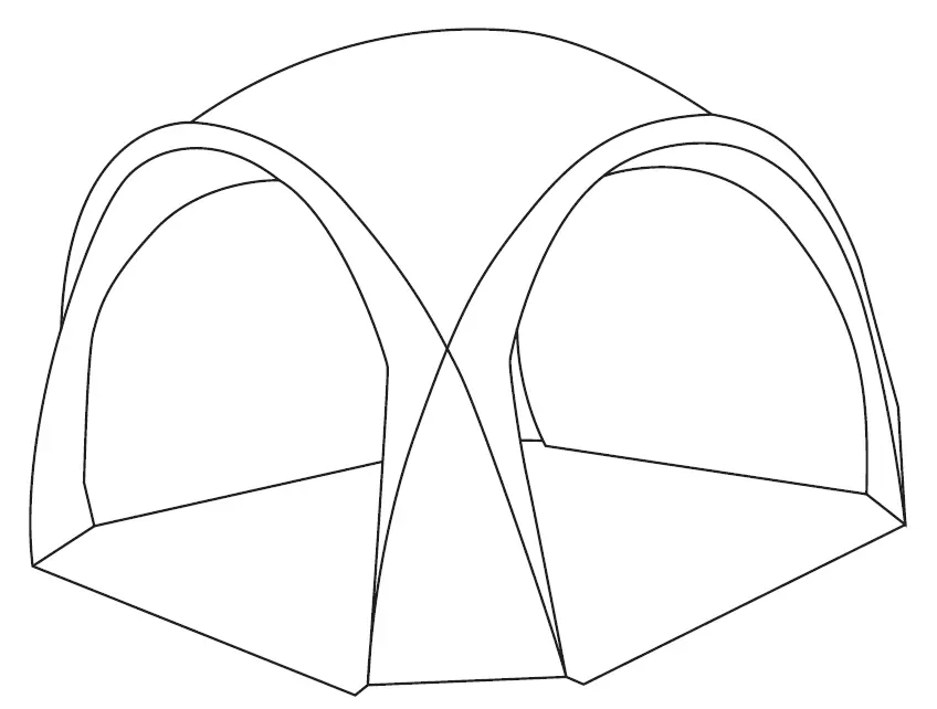 COSTWAY GP11658WH Outdoor Sun Shade Canopy