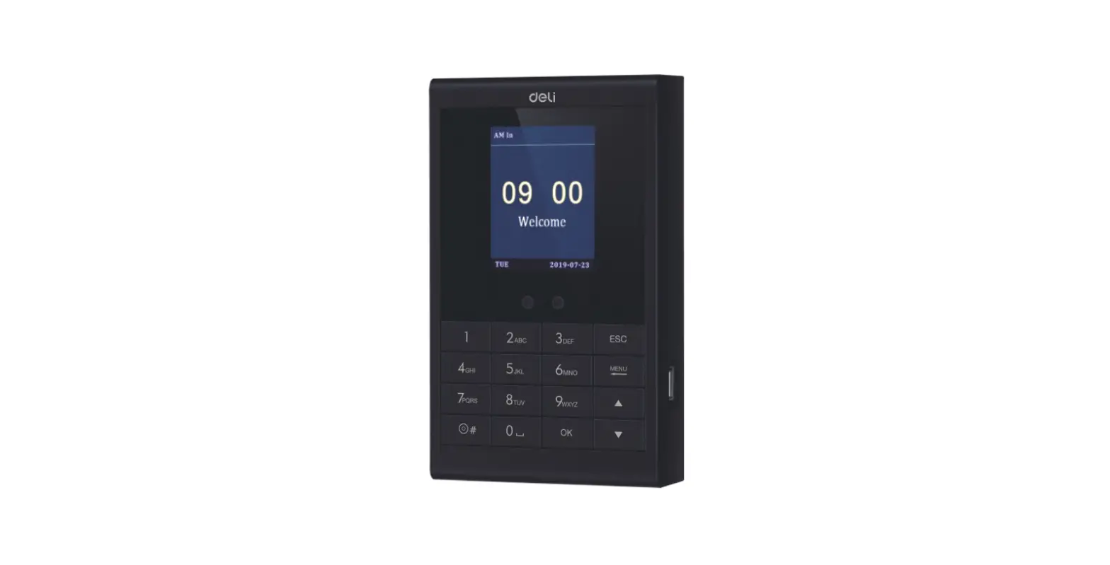 Deli E3765 Face Recognition Attendance Machine User Manual Deli E3765 Face Recognition Attendance Machine User Manual