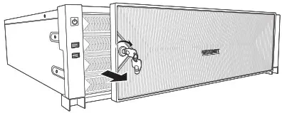 Hanwha Techwin PRN 1610B2 Network Video Recorder - Installing the HDD 1