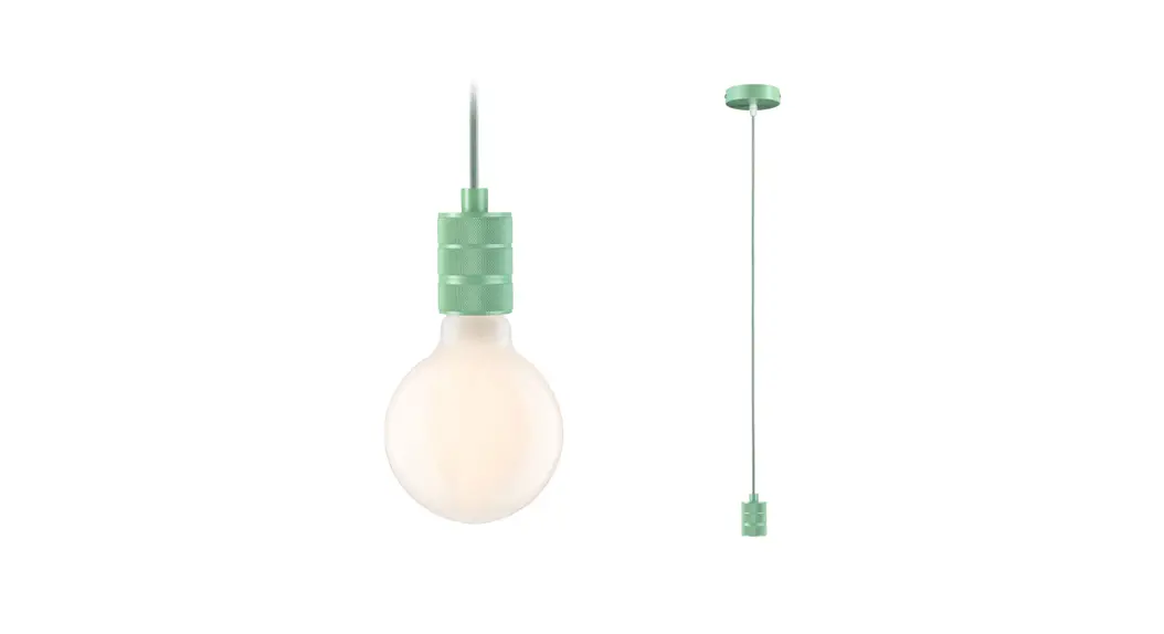 Paulmann 78431 Light Pendant E27 Noerdic Tilla Light Green Installation Guide