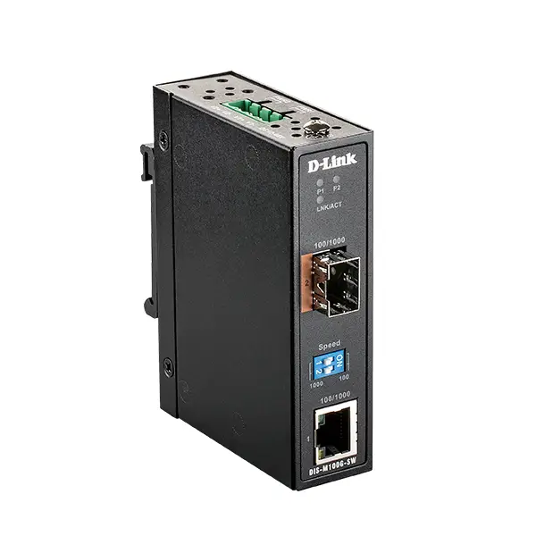 D-link Dis-m100g-sw Industrial Gigabit Ethernet To Fiber Media Converter Installation Guide