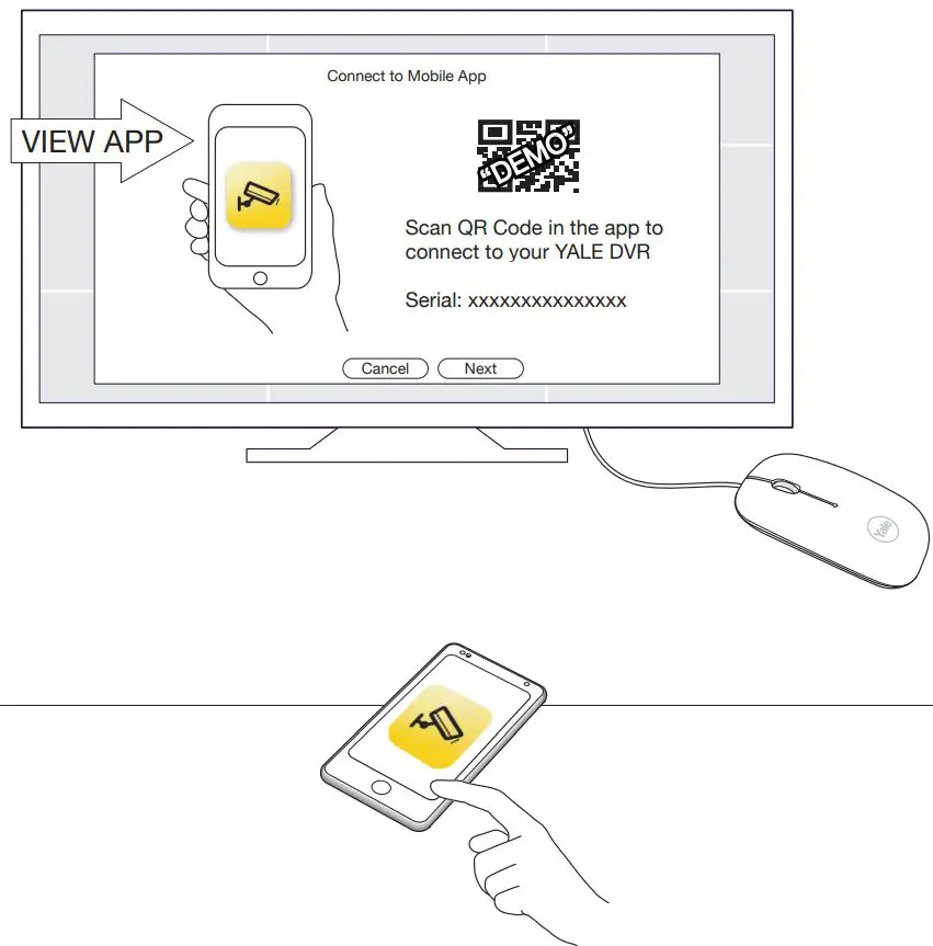 Yale SV-8C-4ABFX 8-CHannel 1080P HD CCTV System User Guide - DVR Set-up