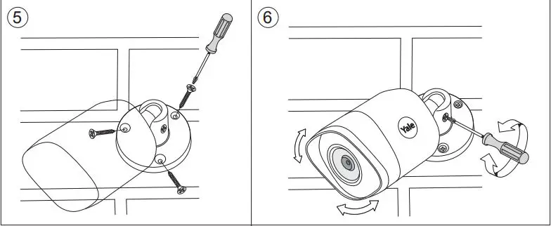 Yale SV-8C-4ABFX 8-CHannel 1080P HD CCTV System User Guide - Mounting