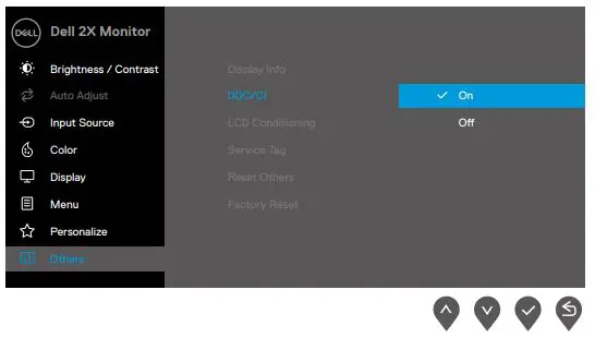 DELL SE2222H 22 Inch FHD Computer User Guide - Dell Display Manager uses DDC CI channel to communicate