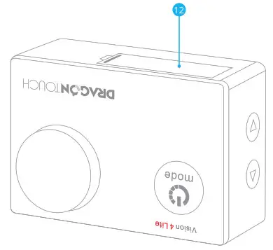 DRAGON TOUCH Vision 4 Lite Anti Shake Waterproof Action Camera - YOUR VISION 4 LITE 2