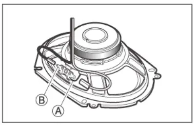Pioneer TS-A682F 4-Way Speaker - Flexible Wire & Terminal Assembly