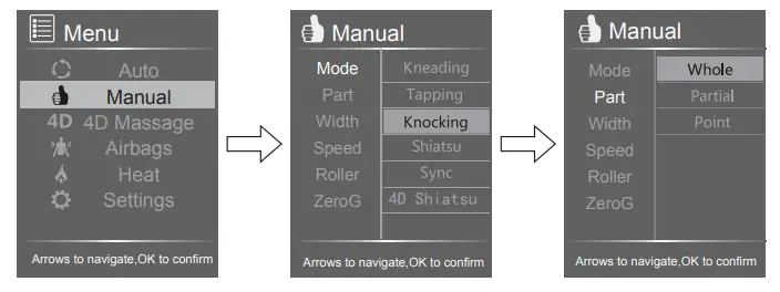Osaki OS-4D Pro Ekon+ Deluxe Multi-function-- Manual