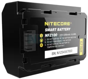 NITECORE NFZ100 Smart Camera Battery