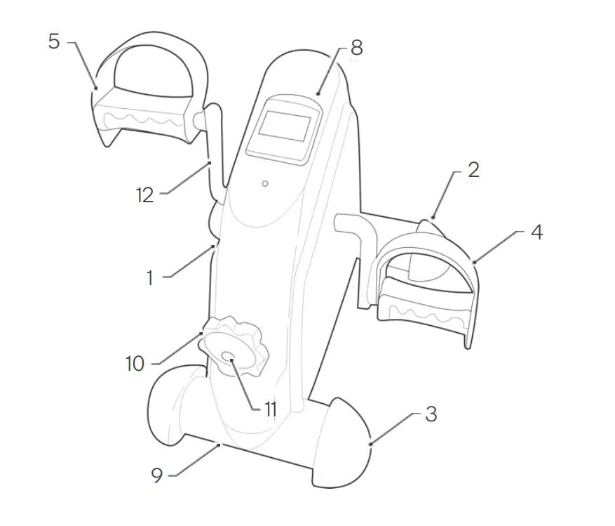 Kogan Under Desk Mini Pedal Bike Exerciser - OVERVIEW