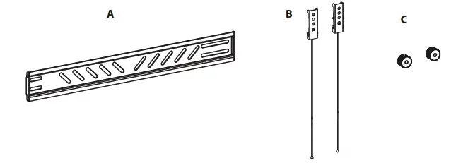 DYNEX DX-DTVMFP12 TV Wall Mount - Package contents